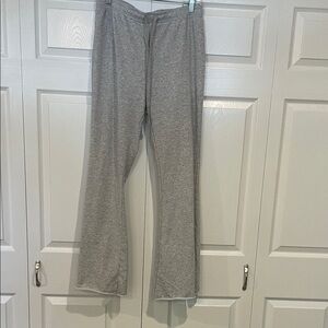Gray Flared Lounge Pants